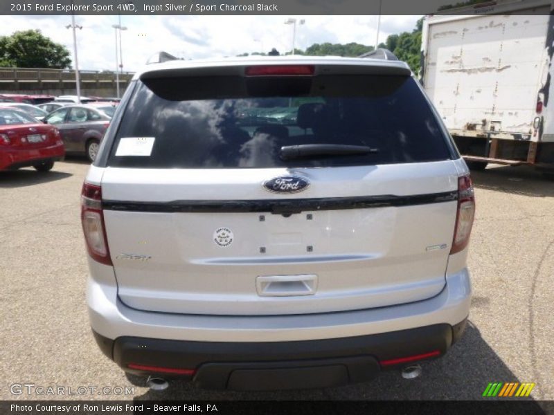 Ingot Silver / Sport Charcoal Black 2015 Ford Explorer Sport 4WD