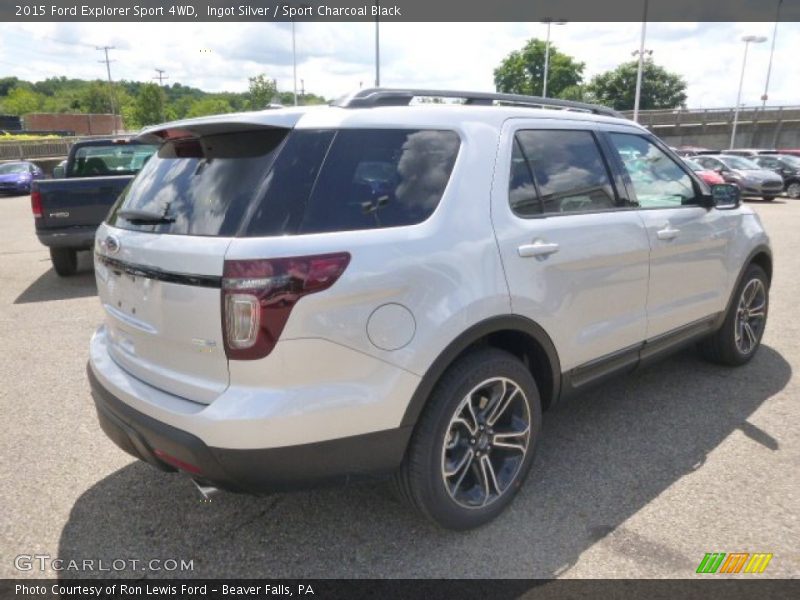 Ingot Silver / Sport Charcoal Black 2015 Ford Explorer Sport 4WD