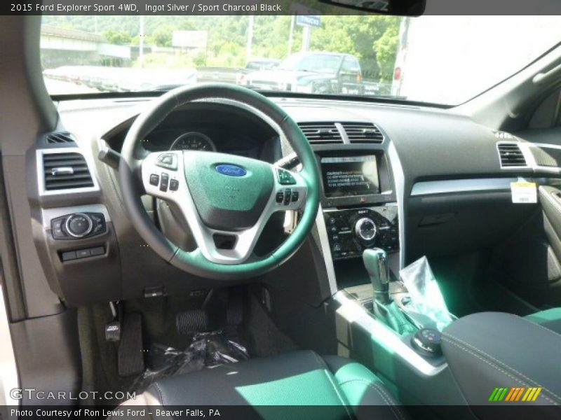 Ingot Silver / Sport Charcoal Black 2015 Ford Explorer Sport 4WD