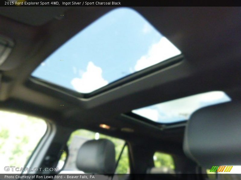 Ingot Silver / Sport Charcoal Black 2015 Ford Explorer Sport 4WD