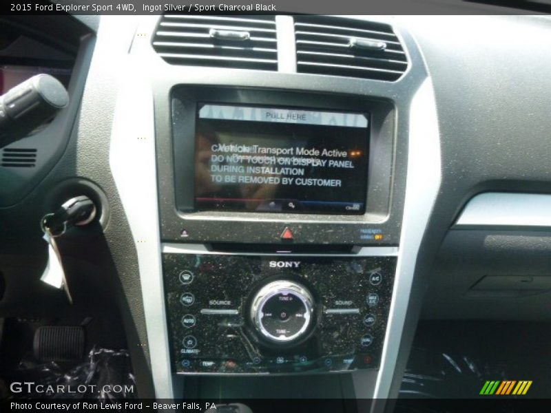 Ingot Silver / Sport Charcoal Black 2015 Ford Explorer Sport 4WD