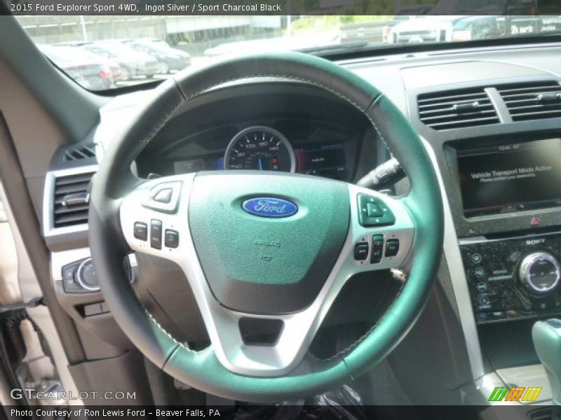 Ingot Silver / Sport Charcoal Black 2015 Ford Explorer Sport 4WD