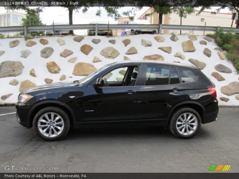Jet Black / Black 2014 BMW X3 xDrive28i
