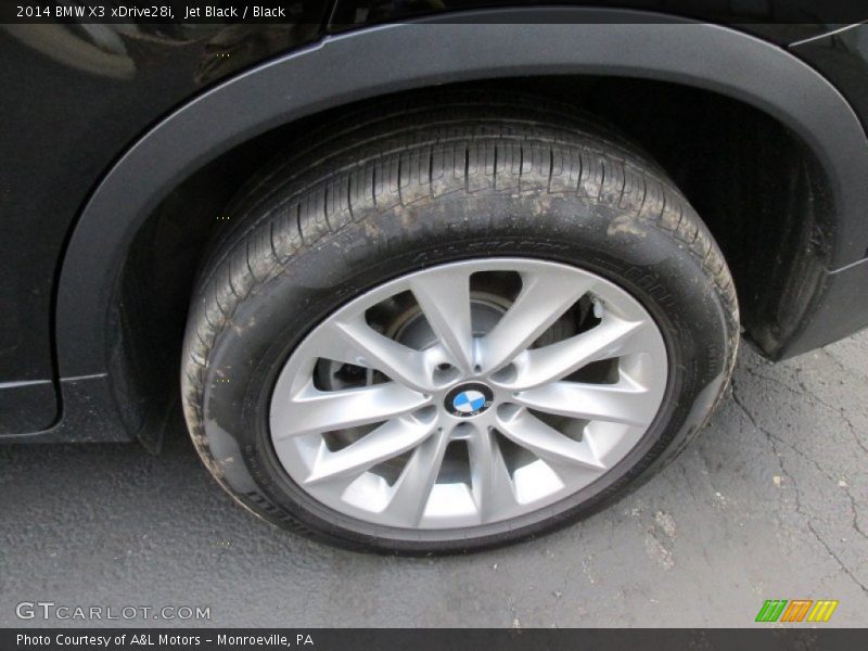 Jet Black / Black 2014 BMW X3 xDrive28i