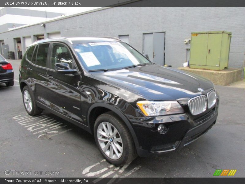 Jet Black / Black 2014 BMW X3 xDrive28i