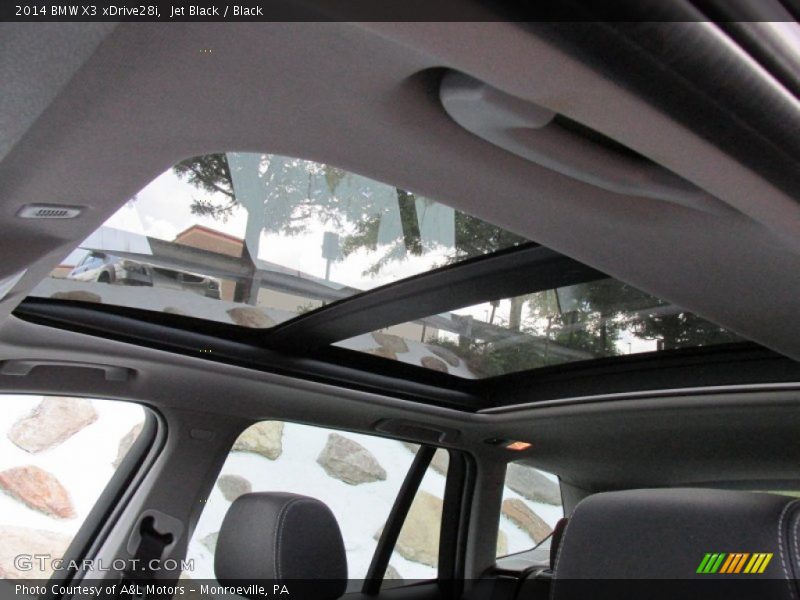 Jet Black / Black 2014 BMW X3 xDrive28i