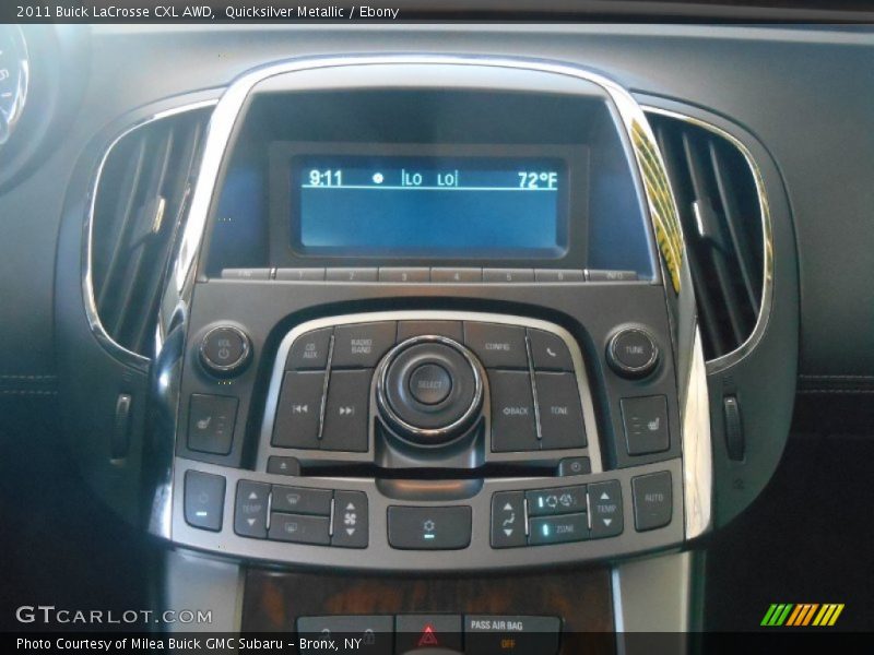 Quicksilver Metallic / Ebony 2011 Buick LaCrosse CXL AWD