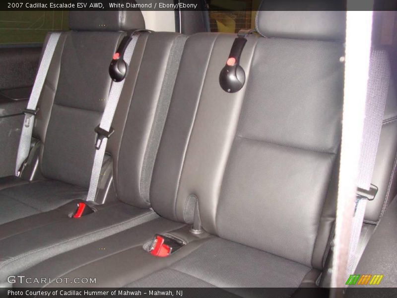 White Diamond / Ebony/Ebony 2007 Cadillac Escalade ESV AWD