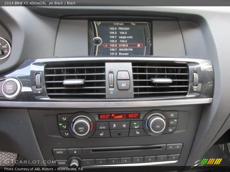 Jet Black / Black 2014 BMW X3 xDrive28i