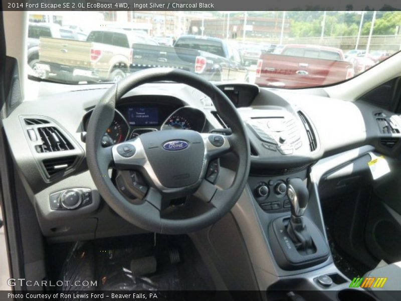 Ingot Silver / Charcoal Black 2014 Ford Escape SE 2.0L EcoBoost 4WD