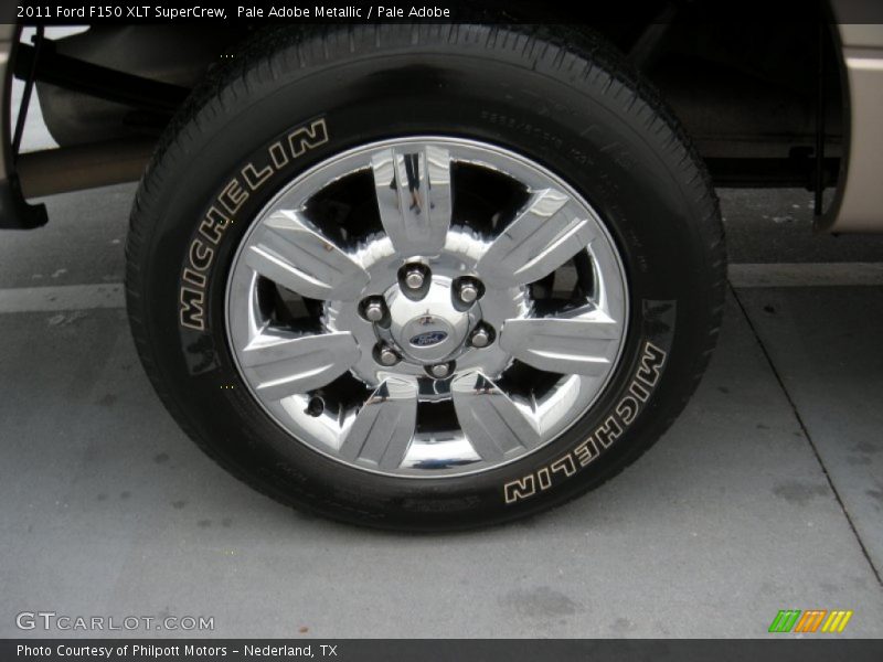 Pale Adobe Metallic / Pale Adobe 2011 Ford F150 XLT SuperCrew