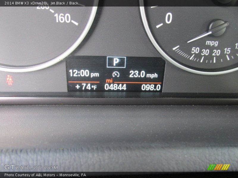 Jet Black / Black 2014 BMW X3 xDrive28i