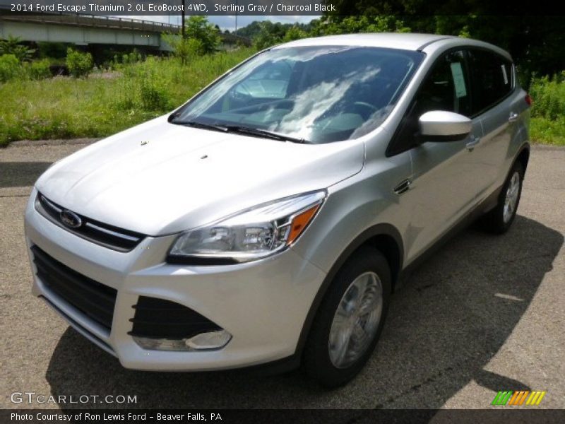 Sterling Gray / Charcoal Black 2014 Ford Escape Titanium 2.0L EcoBoost 4WD