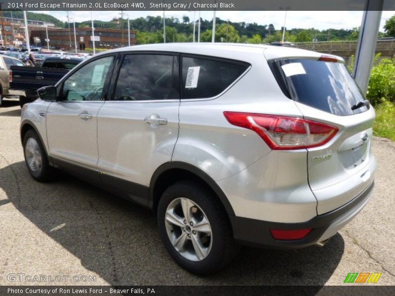 Sterling Gray / Charcoal Black 2014 Ford Escape Titanium 2.0L EcoBoost 4WD