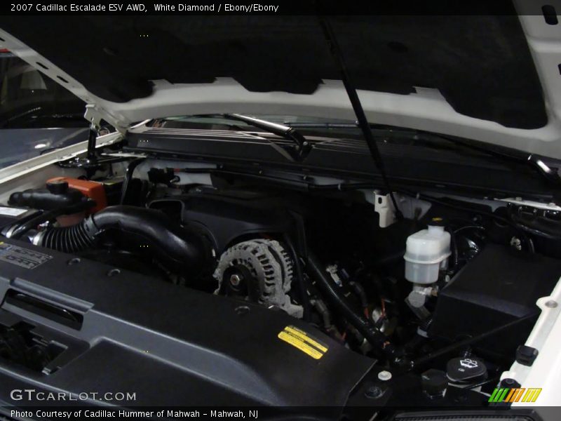 White Diamond / Ebony/Ebony 2007 Cadillac Escalade ESV AWD