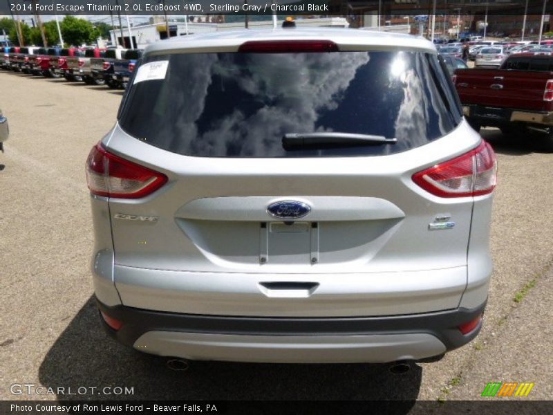 Sterling Gray / Charcoal Black 2014 Ford Escape Titanium 2.0L EcoBoost 4WD