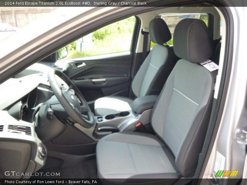 Sterling Gray / Charcoal Black 2014 Ford Escape Titanium 2.0L EcoBoost 4WD