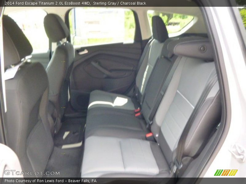 Sterling Gray / Charcoal Black 2014 Ford Escape Titanium 2.0L EcoBoost 4WD