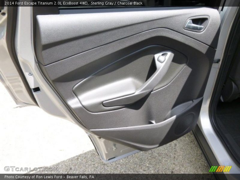 Sterling Gray / Charcoal Black 2014 Ford Escape Titanium 2.0L EcoBoost 4WD