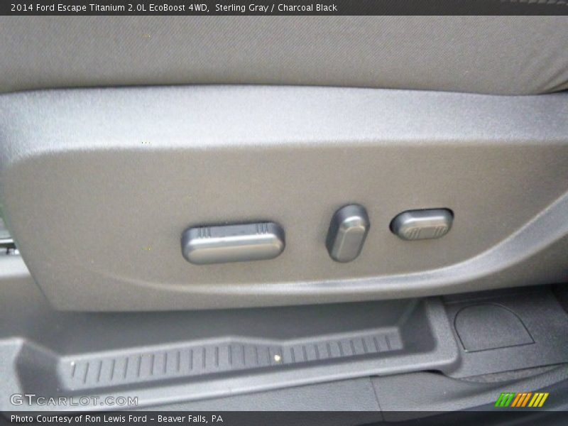 Sterling Gray / Charcoal Black 2014 Ford Escape Titanium 2.0L EcoBoost 4WD
