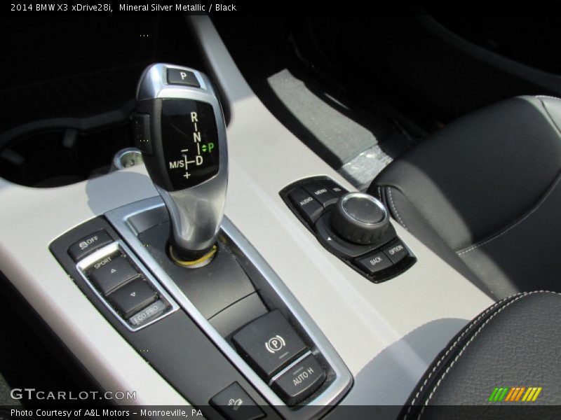 Mineral Silver Metallic / Black 2014 BMW X3 xDrive28i