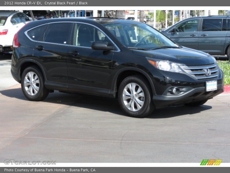 Crystal Black Pearl / Black 2012 Honda CR-V EX