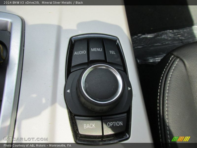 Mineral Silver Metallic / Black 2014 BMW X3 xDrive28i