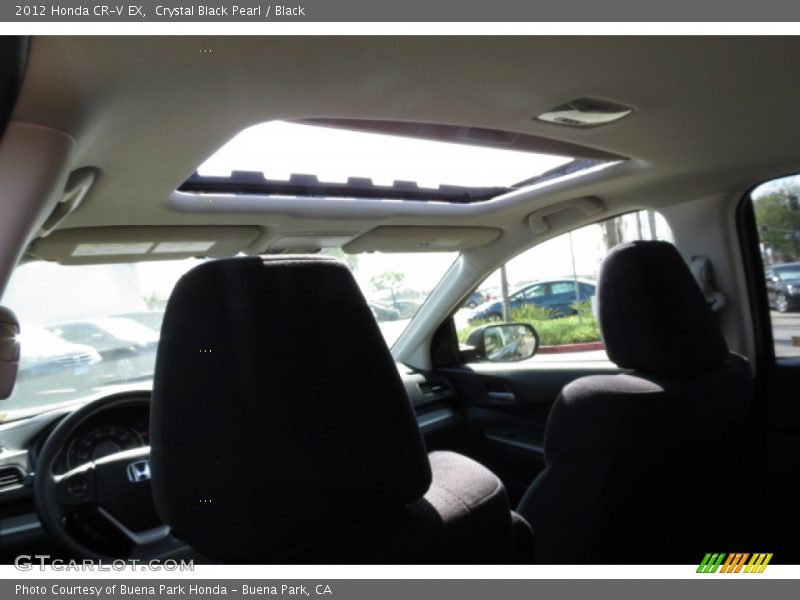 Crystal Black Pearl / Black 2012 Honda CR-V EX