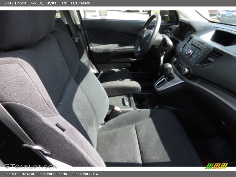 Crystal Black Pearl / Black 2012 Honda CR-V EX