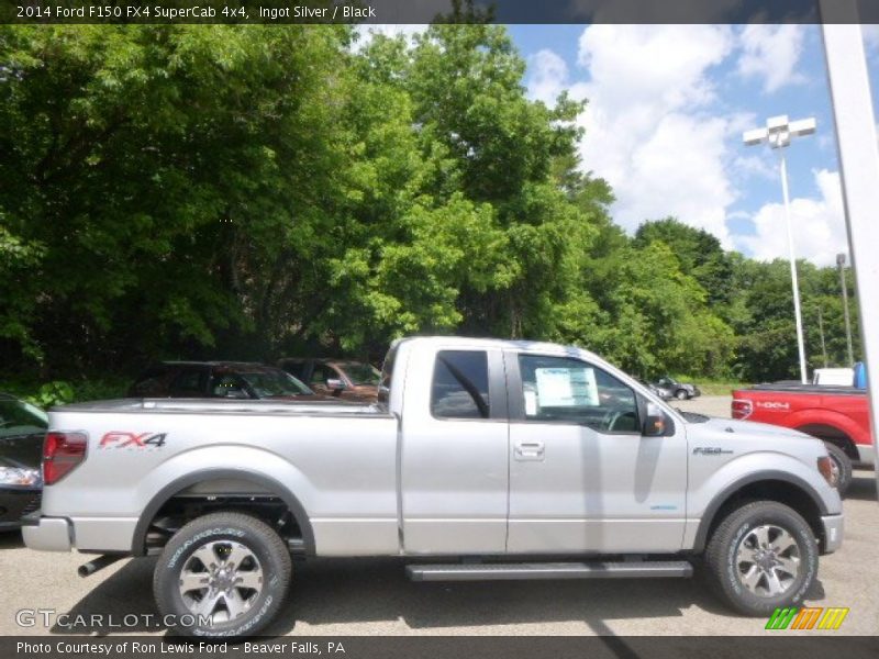 Ingot Silver / Black 2014 Ford F150 FX4 SuperCab 4x4