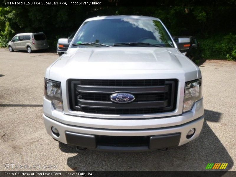 Ingot Silver / Black 2014 Ford F150 FX4 SuperCab 4x4