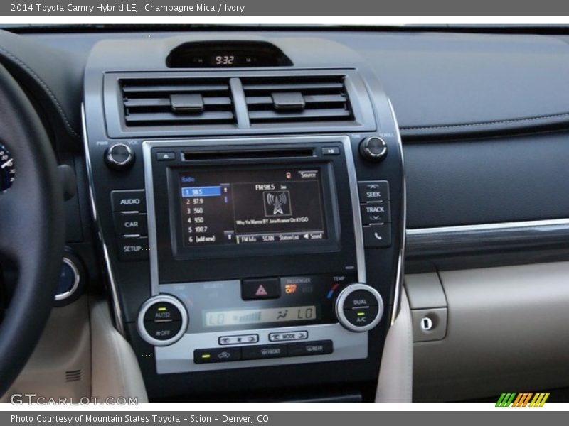 Champagne Mica / Ivory 2014 Toyota Camry Hybrid LE