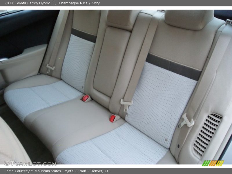 Champagne Mica / Ivory 2014 Toyota Camry Hybrid LE