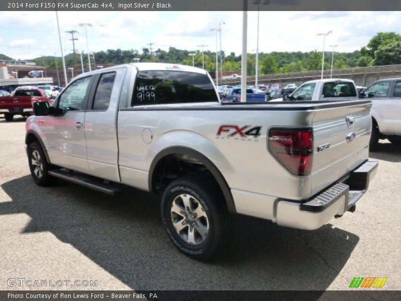 Ingot Silver / Black 2014 Ford F150 FX4 SuperCab 4x4