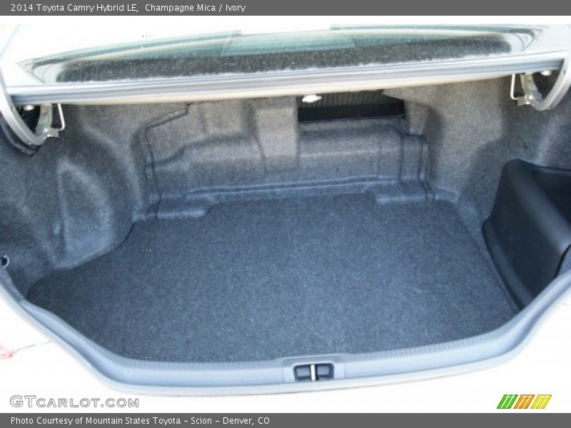 Champagne Mica / Ivory 2014 Toyota Camry Hybrid LE