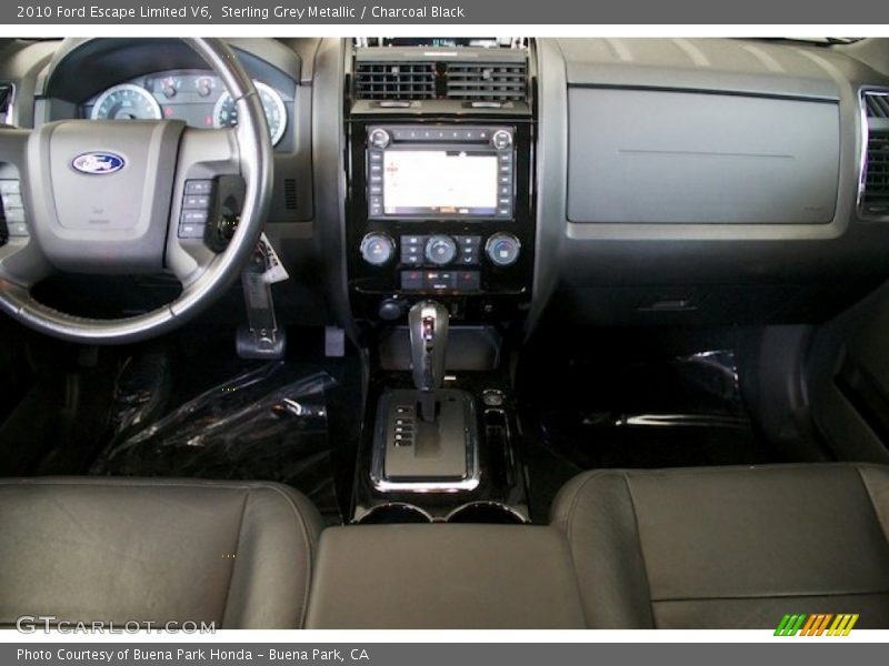 Sterling Grey Metallic / Charcoal Black 2010 Ford Escape Limited V6