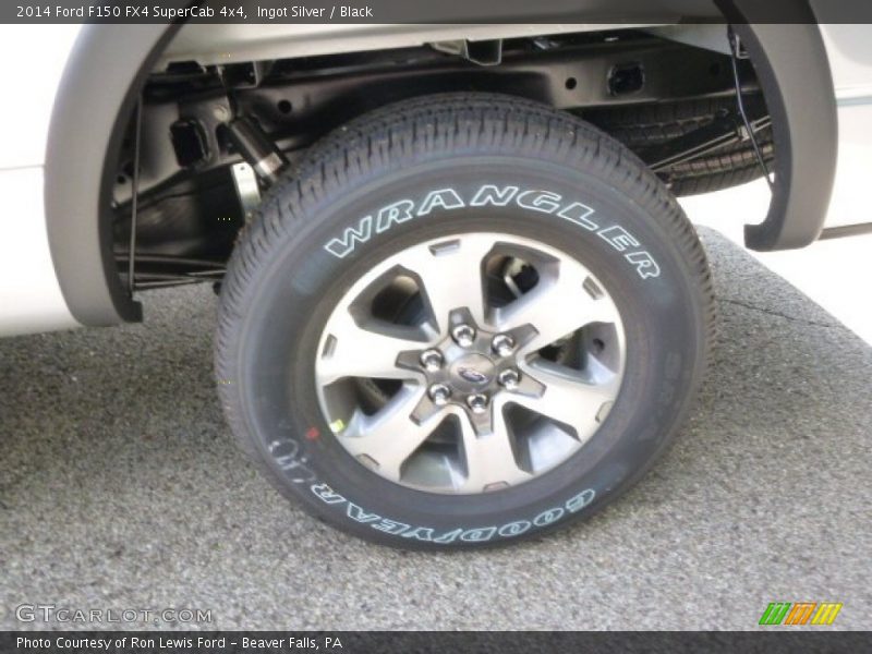 Ingot Silver / Black 2014 Ford F150 FX4 SuperCab 4x4