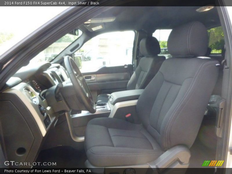 Ingot Silver / Black 2014 Ford F150 FX4 SuperCab 4x4