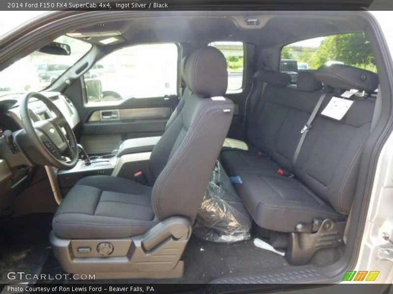 Ingot Silver / Black 2014 Ford F150 FX4 SuperCab 4x4