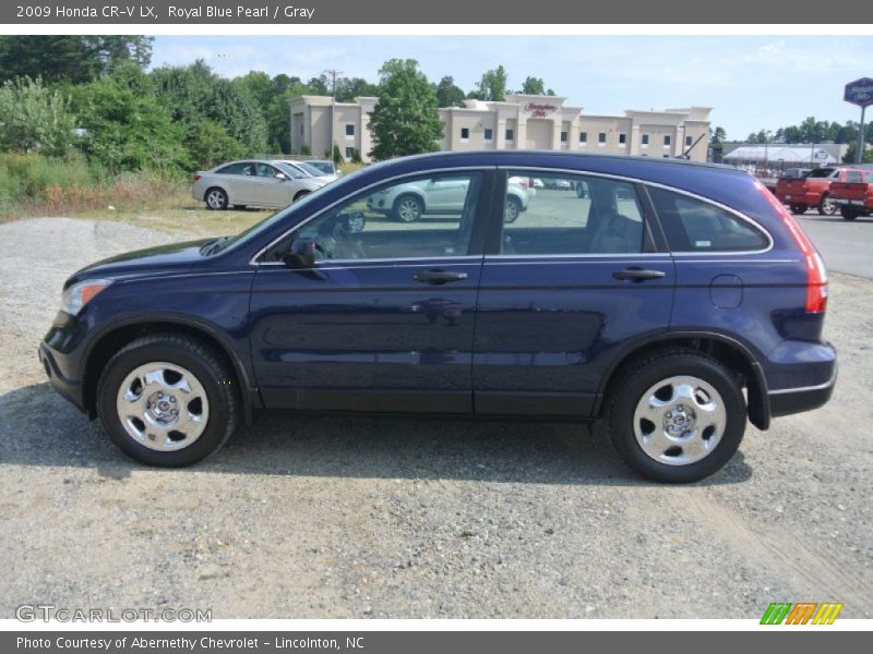 Royal Blue Pearl / Gray 2009 Honda CR-V LX