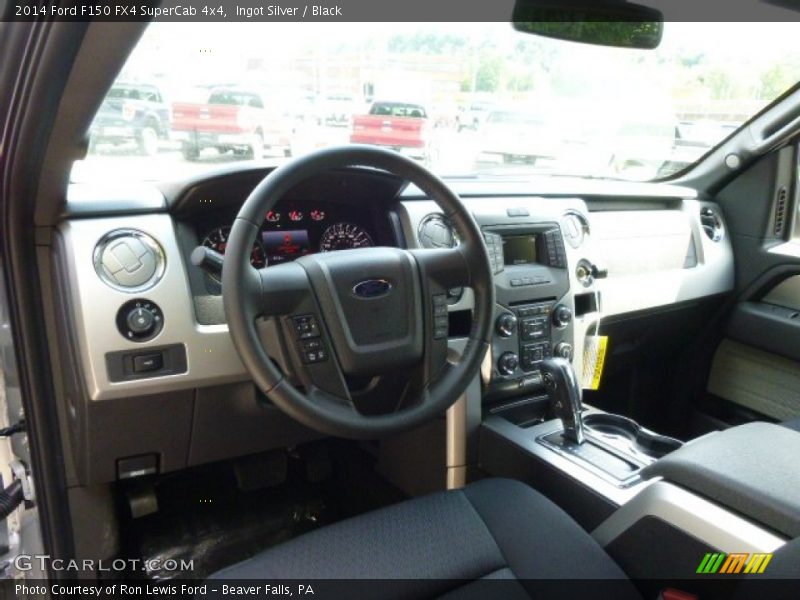 Ingot Silver / Black 2014 Ford F150 FX4 SuperCab 4x4