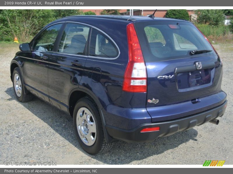 Royal Blue Pearl / Gray 2009 Honda CR-V LX