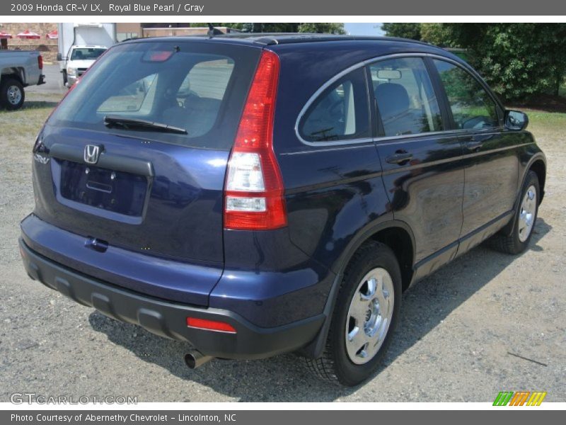 Royal Blue Pearl / Gray 2009 Honda CR-V LX