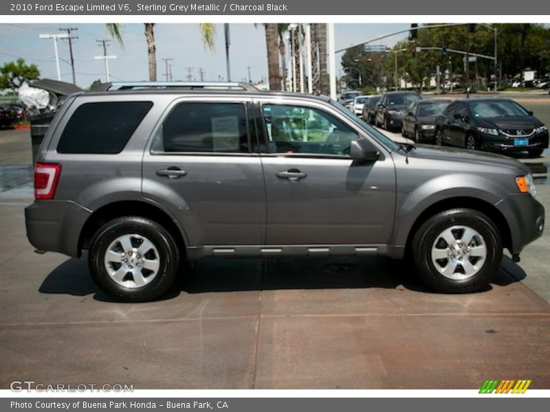 Sterling Grey Metallic / Charcoal Black 2010 Ford Escape Limited V6