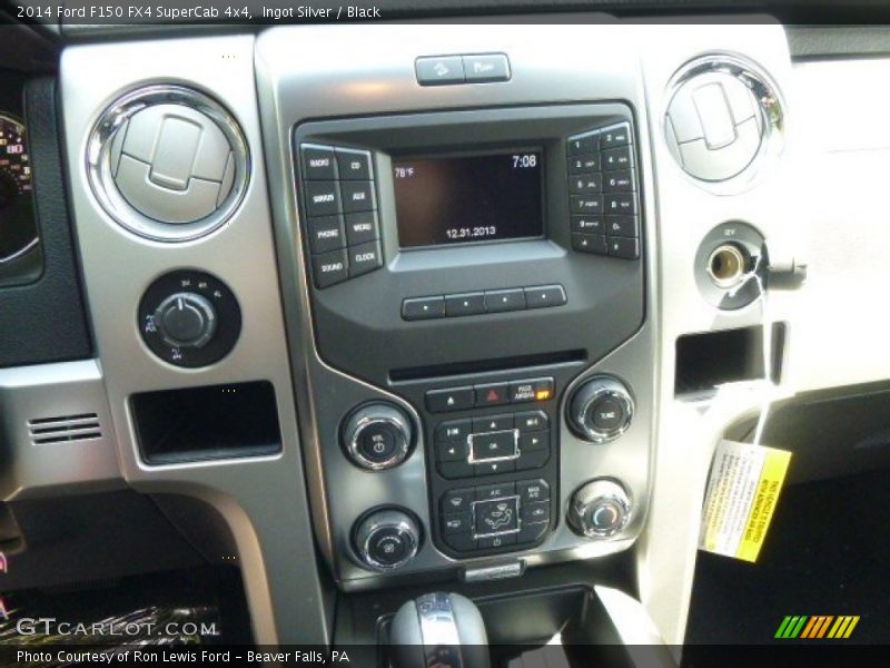 Ingot Silver / Black 2014 Ford F150 FX4 SuperCab 4x4