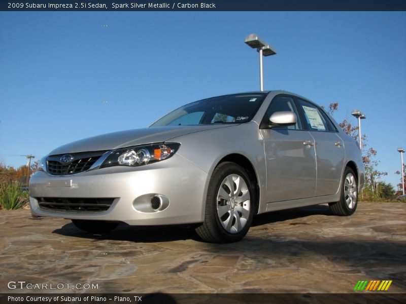 Spark Silver Metallic / Carbon Black 2009 Subaru Impreza 2.5i Sedan