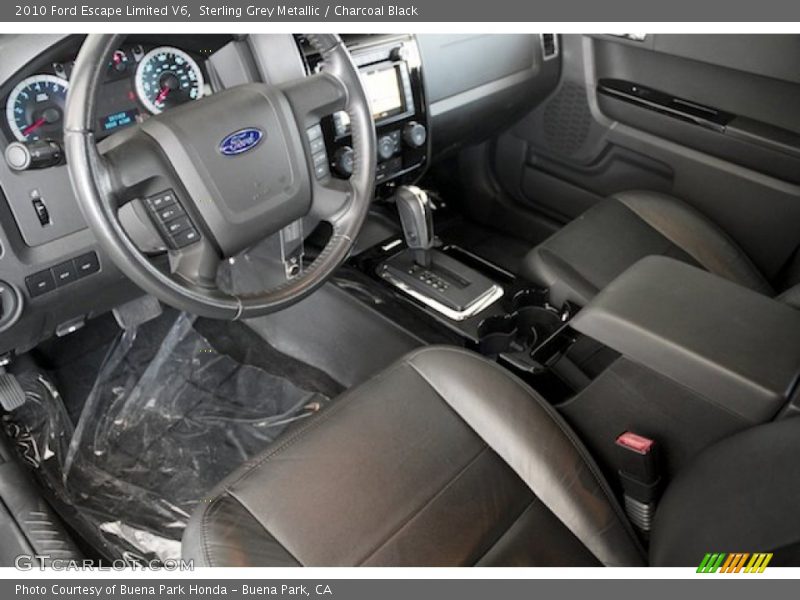 Sterling Grey Metallic / Charcoal Black 2010 Ford Escape Limited V6