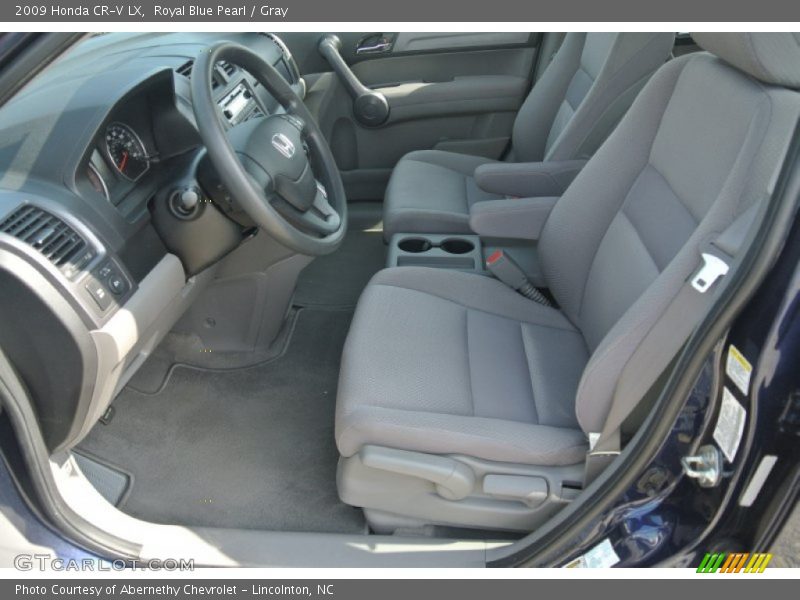 Royal Blue Pearl / Gray 2009 Honda CR-V LX