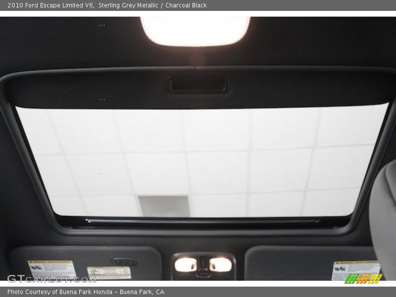 Sterling Grey Metallic / Charcoal Black 2010 Ford Escape Limited V6