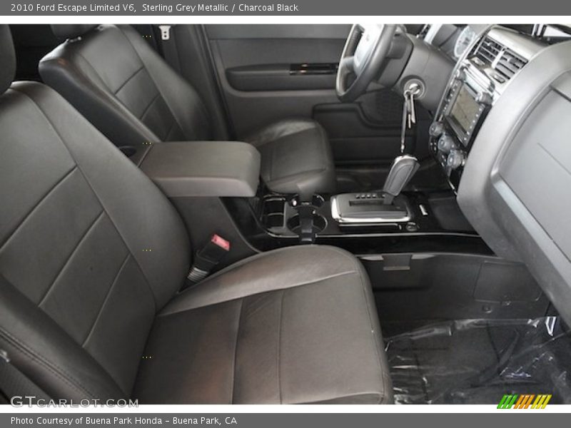 Sterling Grey Metallic / Charcoal Black 2010 Ford Escape Limited V6
